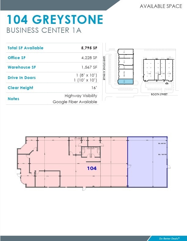 1140-1146 Booth St, Kansas City, KS for lease Floor Plan- Image 1 of 1