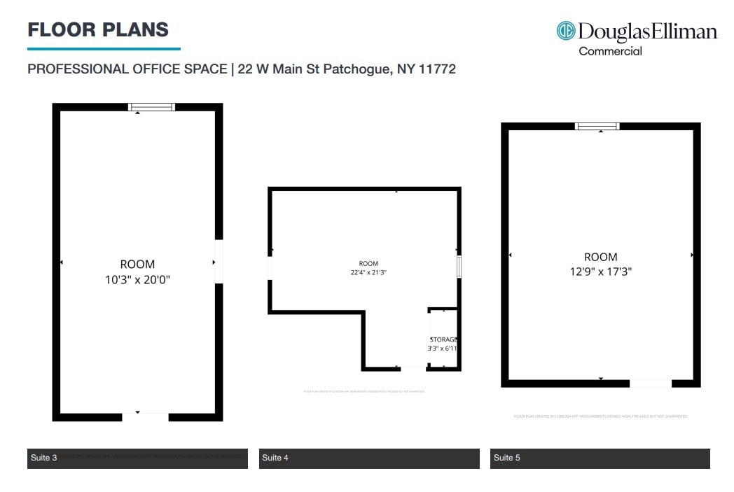 22-26 W Main St, Patchogue, NY for lease Floor Plan- Image 1 of 1