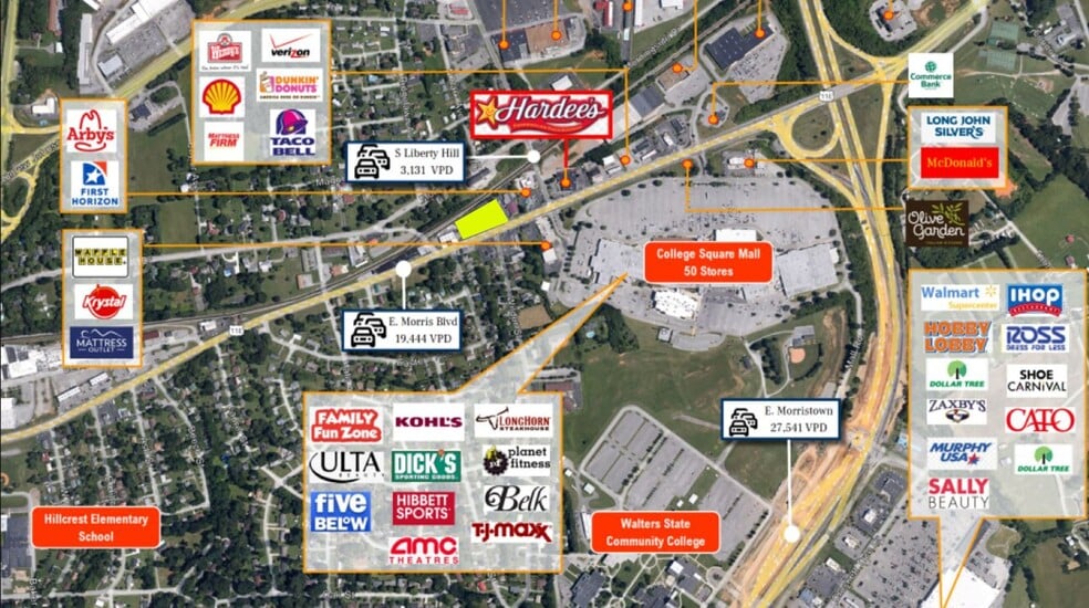 2219 E Morris Blvd, Morristown, TN for sale - Aerial - Image 3 of 14