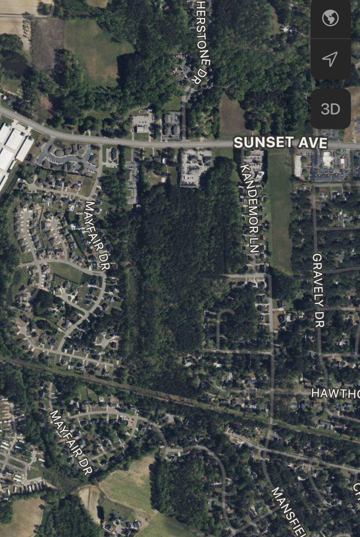 0 Kandemor Ln, Rocky Mount, NC à vendre Aérien- Image 1 de 2