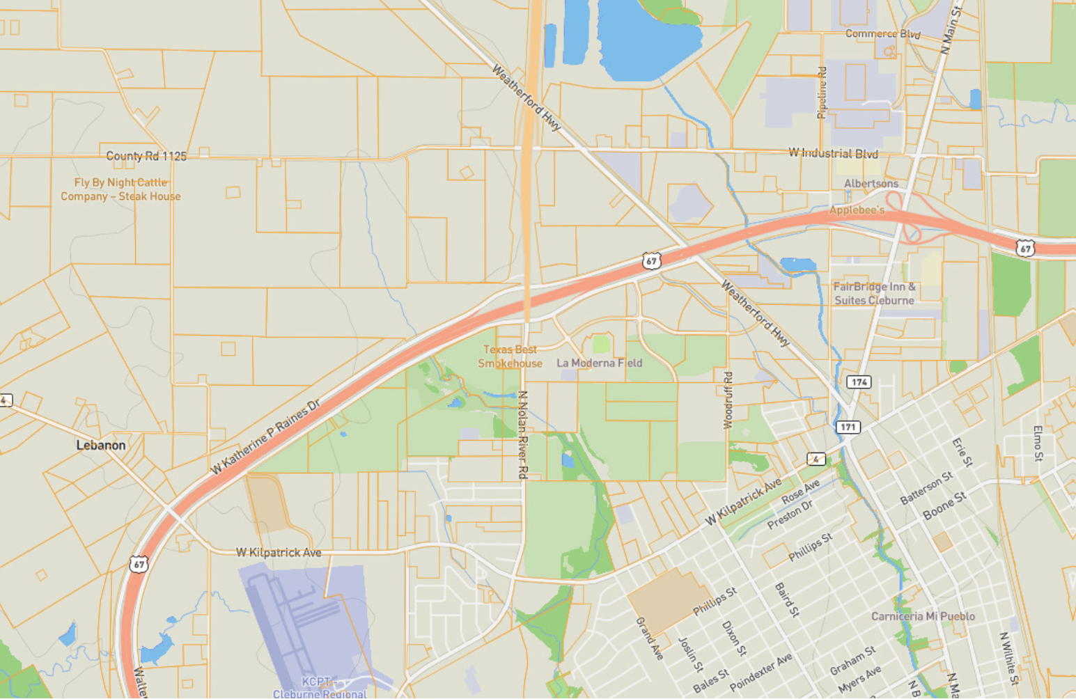 1300 County Road 1125, Cleburne, TX à vendre Aérien- Image 1 de 6