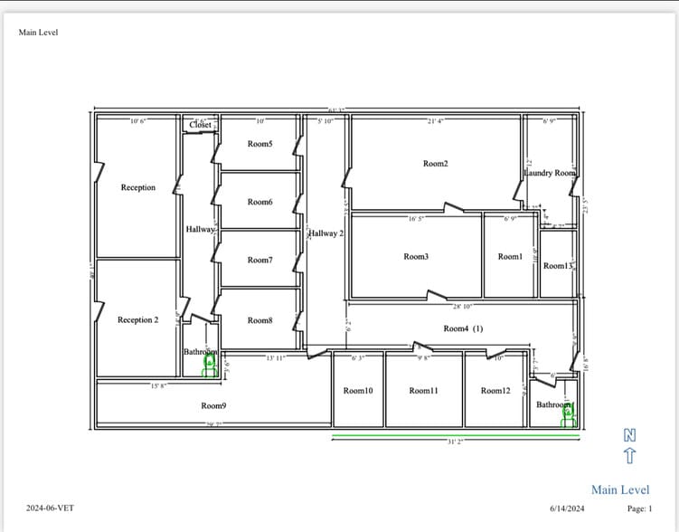 1305 Vegas Valley Dr, Las Vegas, NV à louer - Plan d’étage - Image 2 de 22