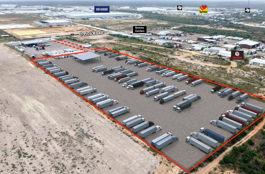 539 El Pico rd, Laredo, TX à louer - Photo du bâtiment - Image 2 de 11