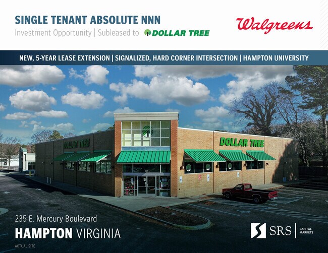 Plus de détails pour 235 E Mercury Blvd, Hampton, VA - Commerce de détail à vendre