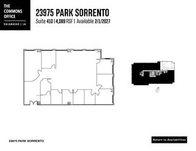 24025 Park Sorrento, Calabasas, CA à louer Plan d’étage- Image 1 de 1