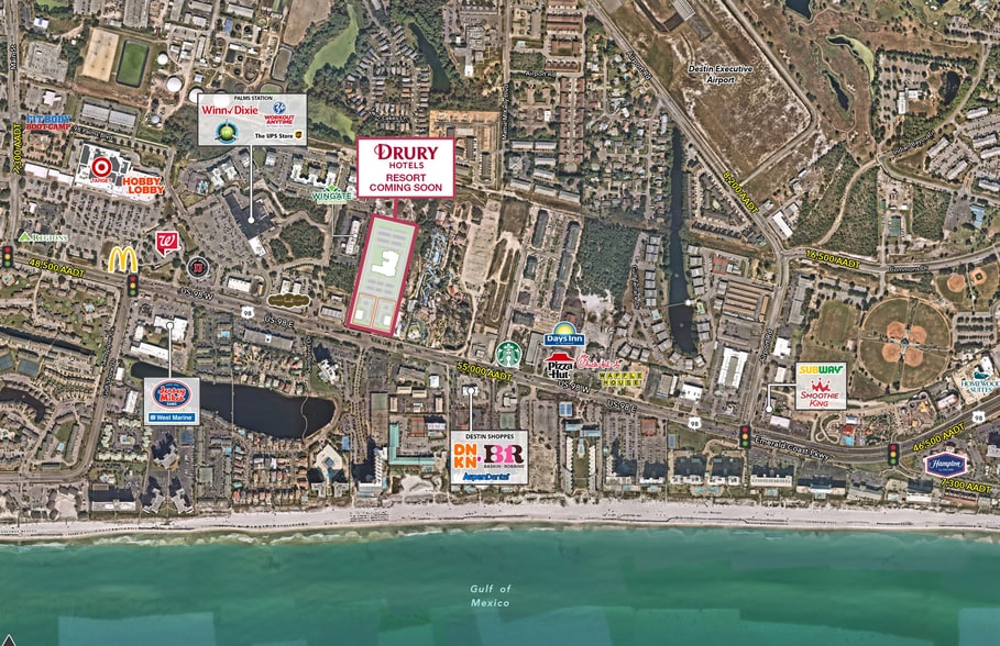 US-98, Destin, FL for lease - Aerial - Image 1 of 2