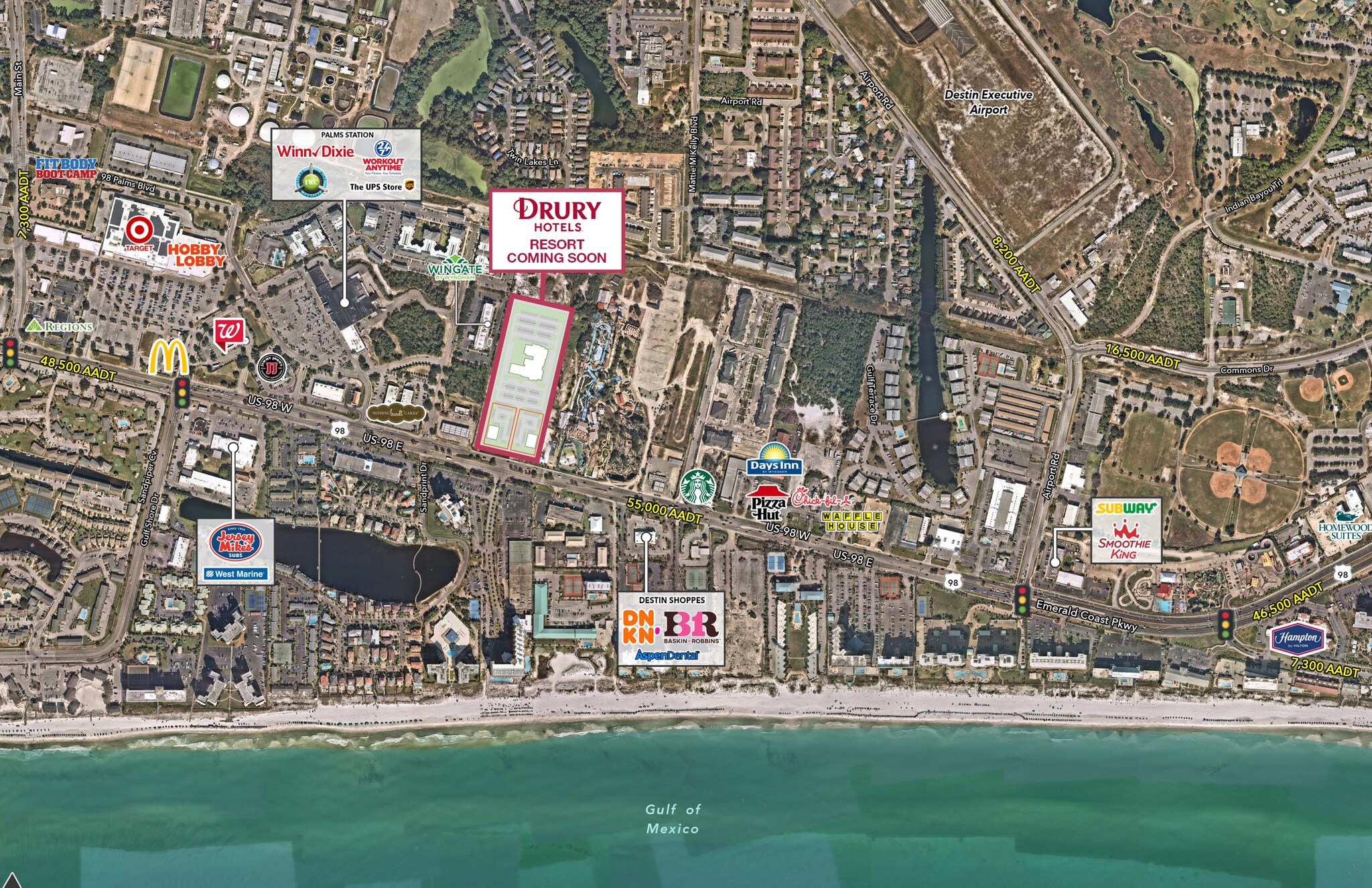 US-98, Destin, FL à louer Aérien- Image 1 de 3