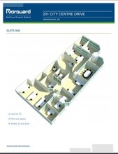 201 City Centre Dr, Mississauga, ON for lease Floor Plan- Image 1 of 1