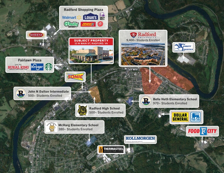 34 W Main St, Radford, VA for lease - Building Photo - Image 3 of 24