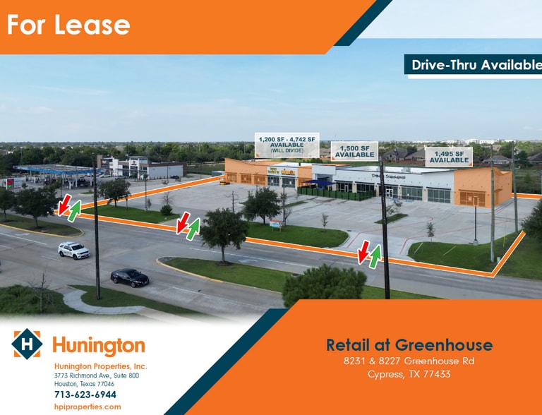 8227 Greenhouse Rd, Cypress, TX for lease - Building Photo - Image 1 of 1