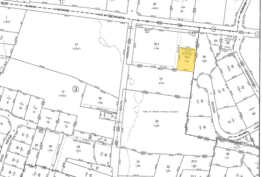 225 Route 59, Airmont, NY à louer - Plan cadastral - Image 2 de 4