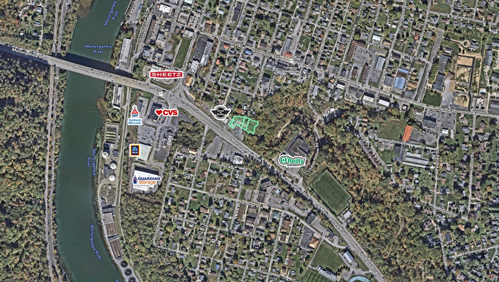 3510 Monongahela Blvd, Morgantown, WV à louer Photo principale- Image 1 de 2