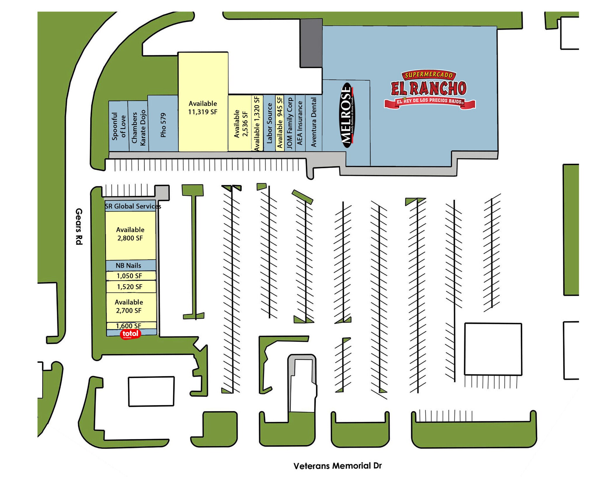11303-11495 Veterans Memorial Dr, Houston, TX for lease Site Plan- Image 1 of 1