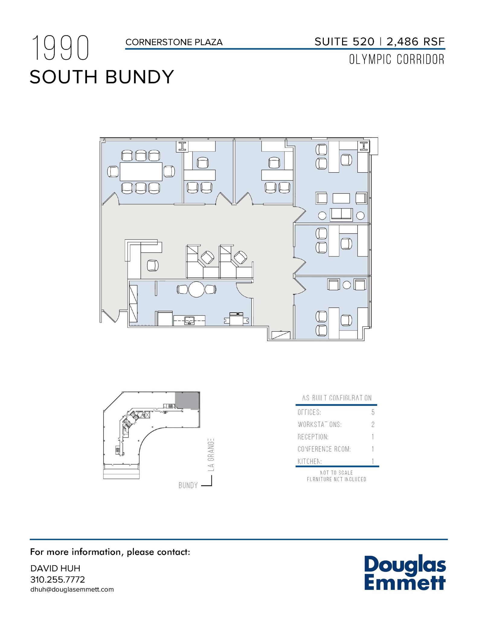 1990 S Bundy Dr, Los Angeles, CA à louer Plan d  tage- Image 1 de 1