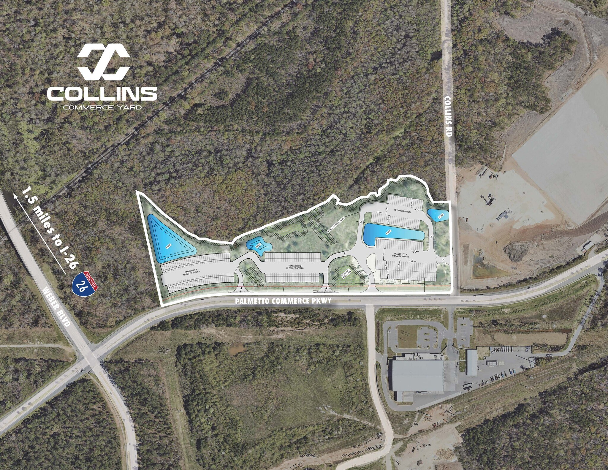 8100 Palmetto Commerce Parkway, North Charleston, SC à louer Photo principale- Image 1 de 9