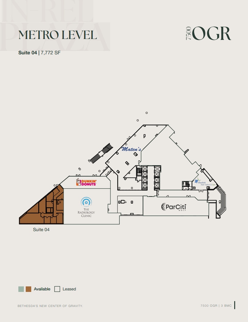 7500 Old Georgetown Rd, Bethesda, MD for lease Floor Plan- Image 1 of 1