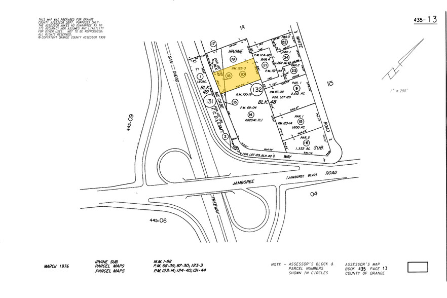 2575 McCabe Way, Irvine, CA à vendre - Plan cadastral - Image 1 de 1