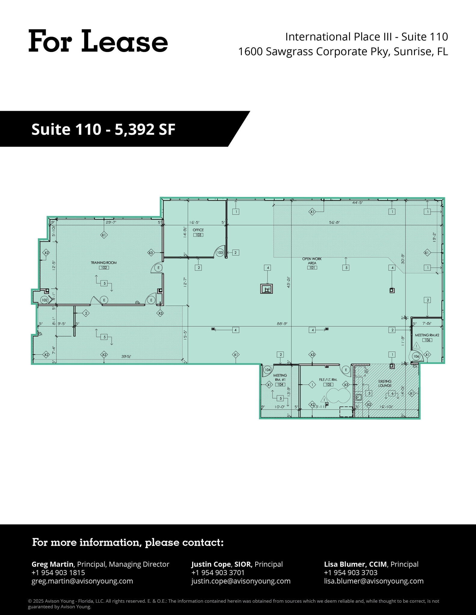 1600 Sawgrass Corporate Pky, Sunrise, FL for lease Building Photo- Image 1 of 1