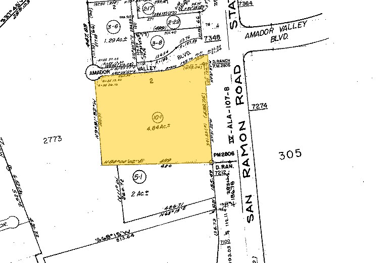 7214-7300 San Ramon Rd, Dublin, CA à louer - Plan cadastral - Image 2 de 2