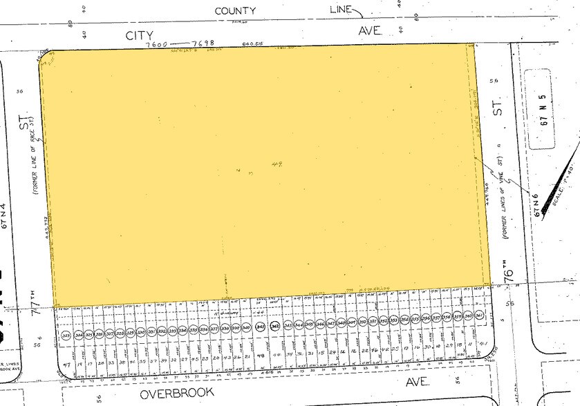 7600-7720 City Ave, Philadelphia, PA for lease - Plat Map - Image 2 of 7