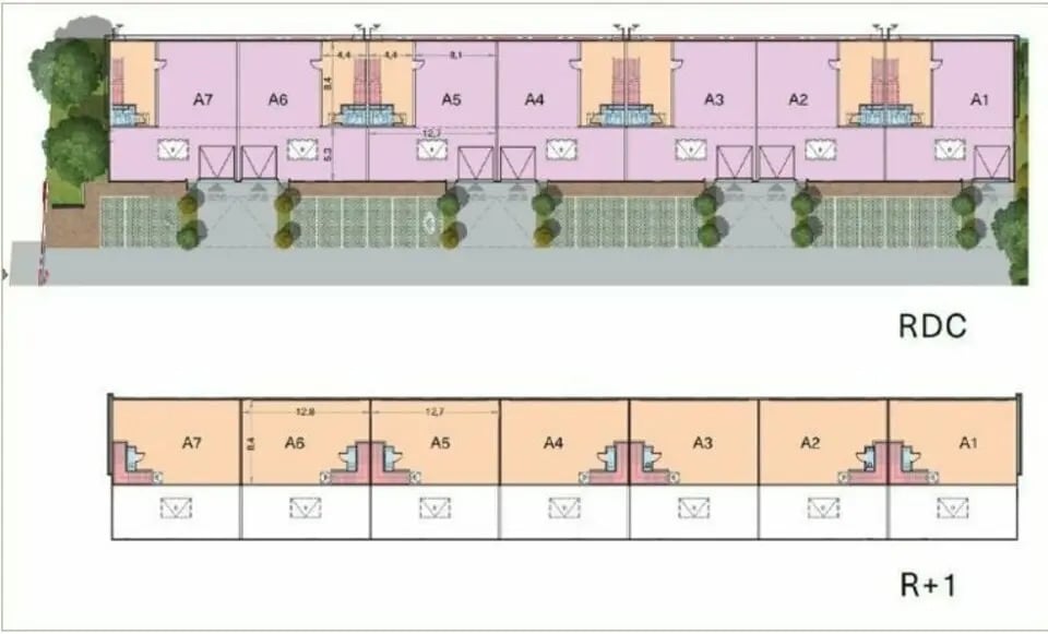 8 Avenue De Stalingrad, Stains for sale - Floor Plan - Image 2 of 4