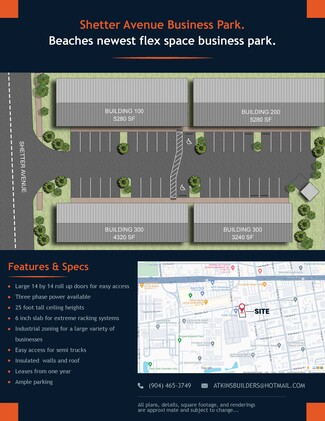 More details for 1160 Shetter Ave, Jacksonville Beach, FL - Industrial for Lease