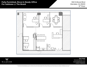 550 N Brand Blvd, Glendale, CA for lease Floor Plan- Image 1 of 13