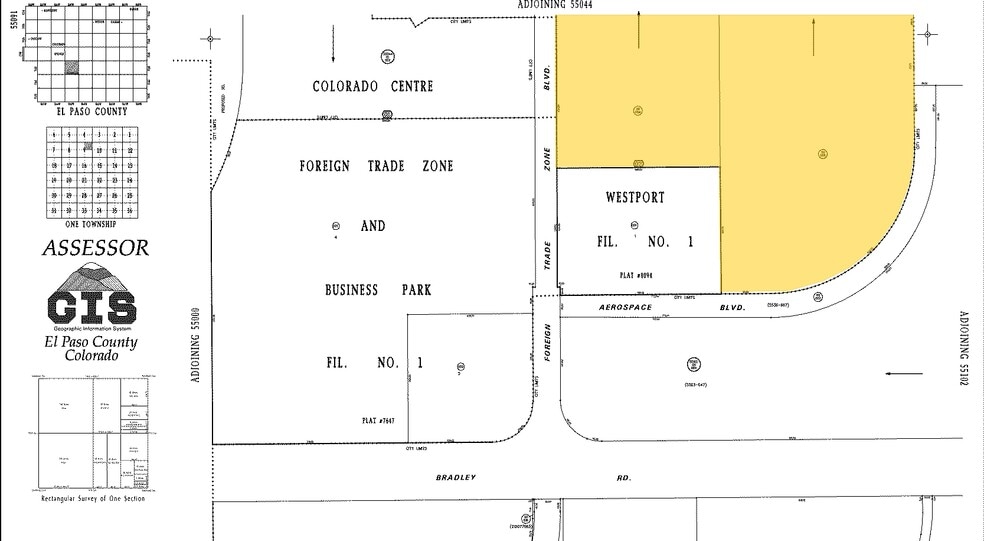 Foreign Trade Zone Blvd, Colorado Springs, CO for sale - Plat Map - Image 2 of 2