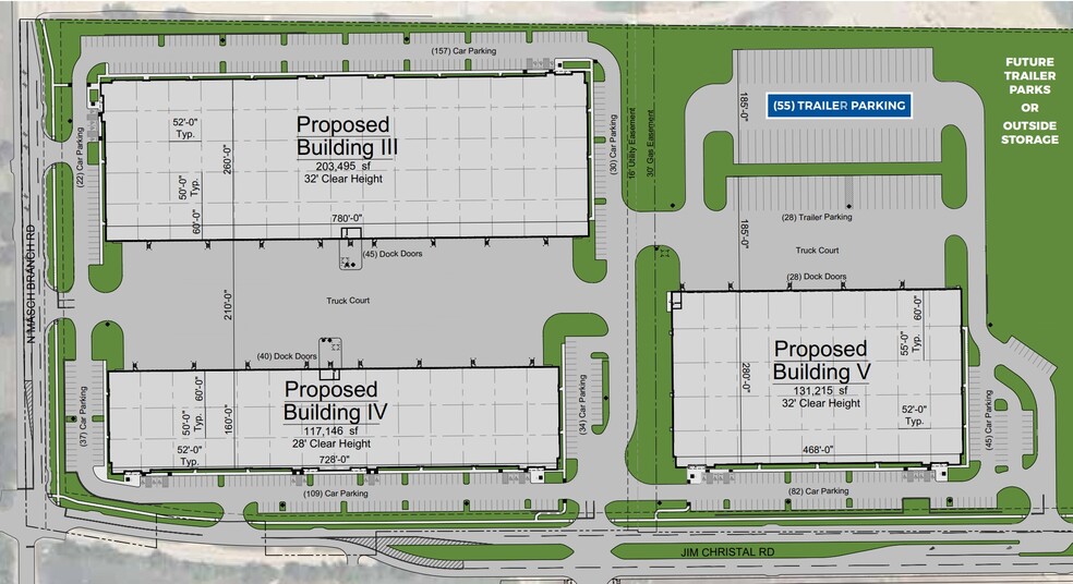 670 Masch Branch Rd, Denton, TX à louer - Plan de site - Image 2 de 2