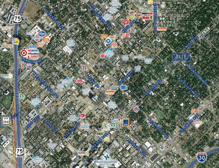 4927 Gaston Ave, Dallas, TX à vendre - Aérien - Image 3 de 5