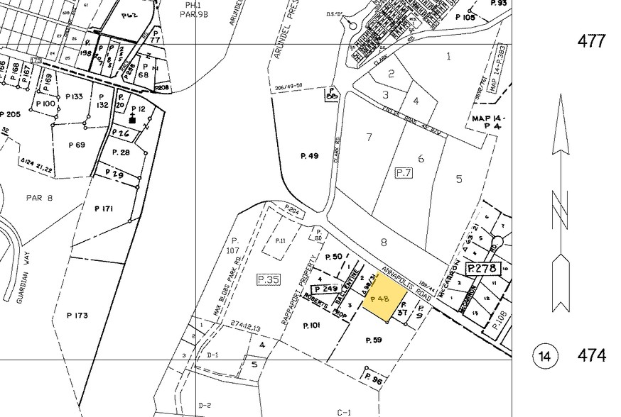 2731-2733 Annapolis Rd, Hanover, MD à vendre - Plan cadastral - Image 1 de 1