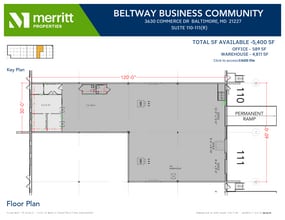 3700 Commerce Dr, Baltimore, MD for lease Floor Plan- Image 1 of 1