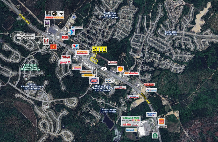 1555 NC-24, Cameron, NC for lease - Aerial - Image 2 of 5