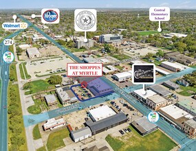 201 N Velasco St, Angleton, TX - AERIAL  map view - Image1