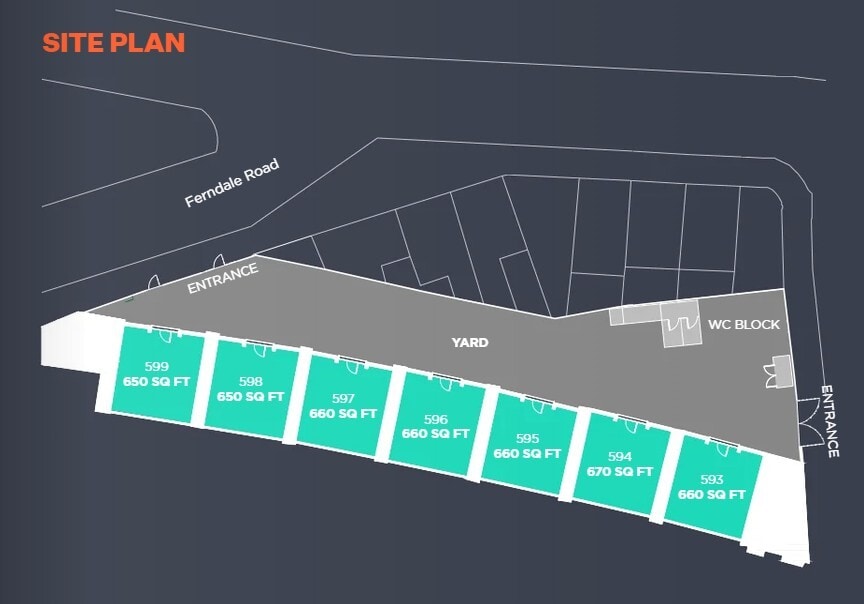 593-599 Nursery Rd, London for lease Site Plan- Image 1 of 2