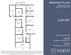 8800-8856 Broadway St, San Antonio, TX à louer Plan d  tage- Image 1 de 1