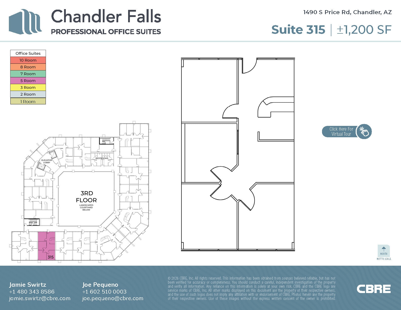 1490 S Price Rd, Chandler, AZ à louer Plan d’étage- Image 1 de 1