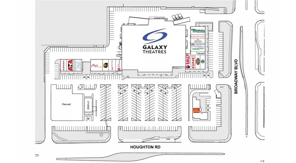 50-130 S Houghton Rd, Tucson, AZ à louer - Plan de site - Image 1 de 6