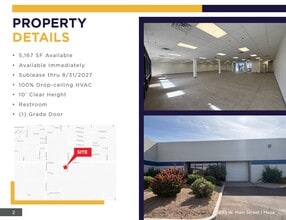 1833 W Main St, Mesa, AZ for lease Interior Photo- Image 2 of 3