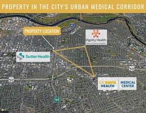 2901-2929 K St, Sacramento, CA - AERIAL map view - Image1