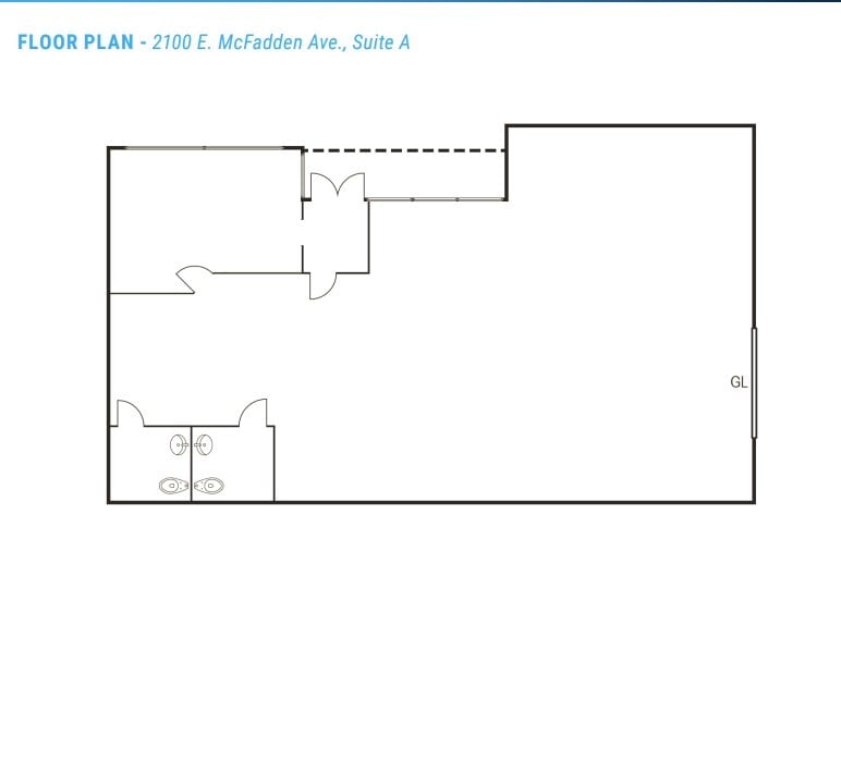 2100 E McFadden Ave, Santa Ana, CA à louer Plan d’étage- Image 1 de 1