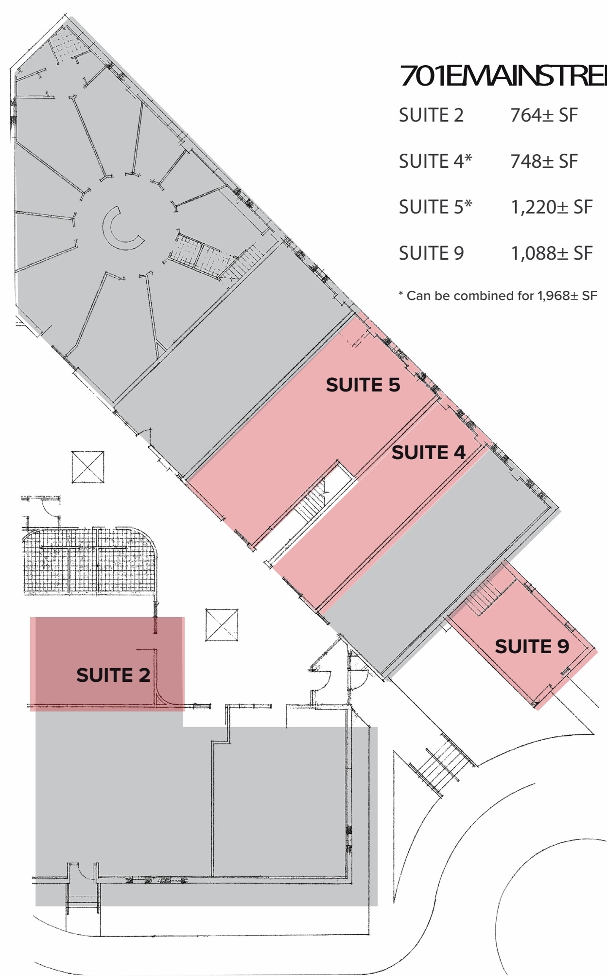 701 E Main St, Moorestown, NJ à louer Plan d’étage- Image 1 de 5