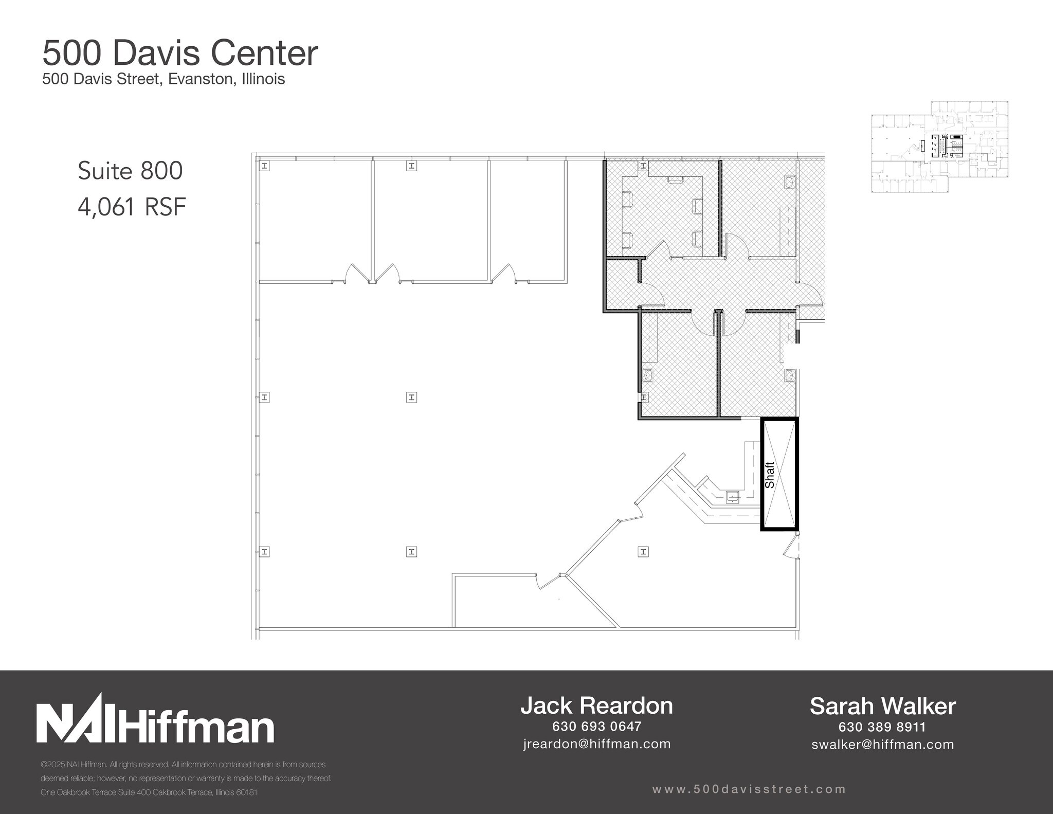 500 Davis St, Evanston, IL for lease Floor Plan- Image 1 of 1