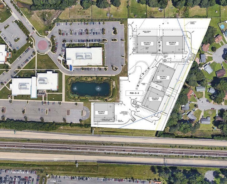 1050 University Blvd, Portsmouth, VA à louer - Plan de site - Image 3 de 3