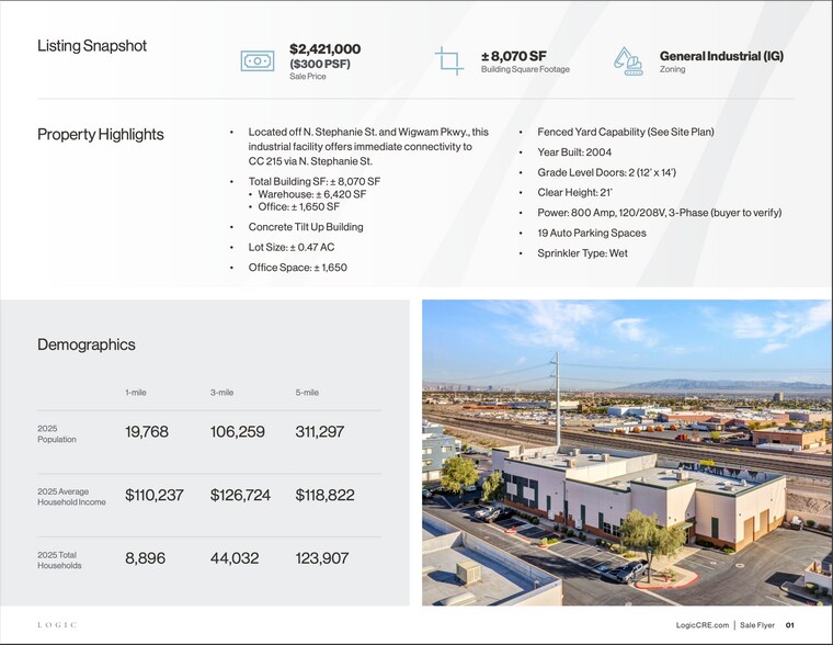 1222 Wigwam Pky, Henderson, NV à vendre - Photo du bâtiment - Image 2 de 10