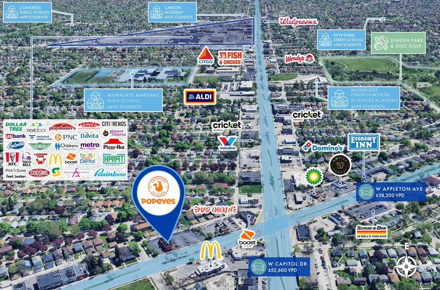 7458 W Appleton Ave, Milwaukee, WI à vendre - Photo du bâtiment - Image 3 de 3