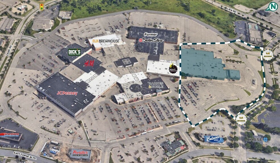 E Washington Ave & Eagan Rd, Madison, WI à vendre - Aérien - Image 2 de 4