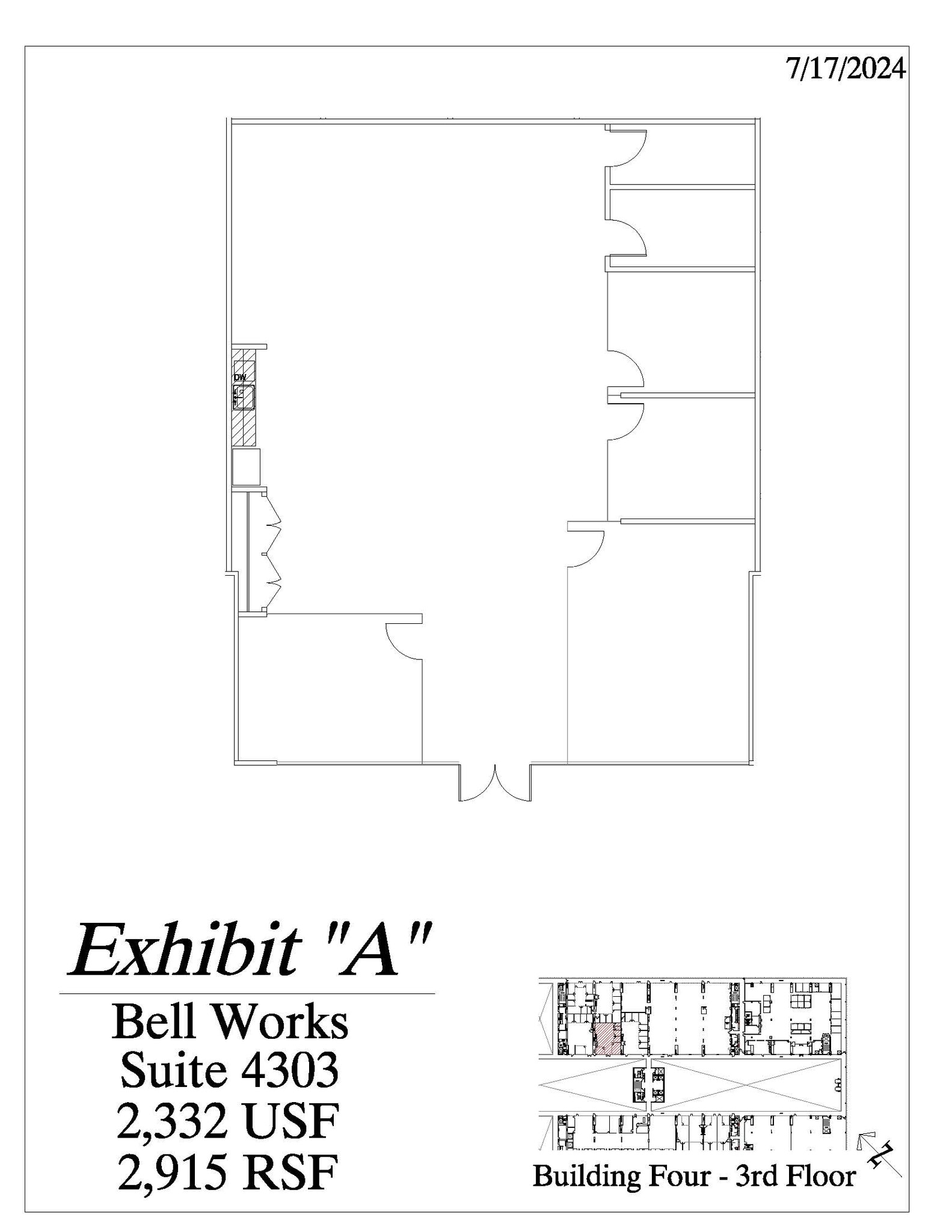 101 Crawfords Corner Rd, Holmdel, NJ à louer Plan d’étage- Image 1 de 1