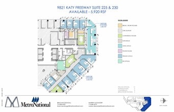 9821 Katy Fwy, Houston, TX for lease Floor Plan- Image 1 of 1