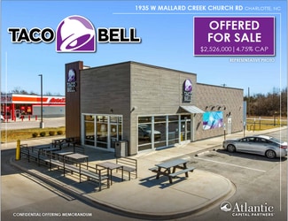 Plus de détails pour 1935 Mallard Creek Church rd, Charlotte, NC - Commerce de détail à vendre